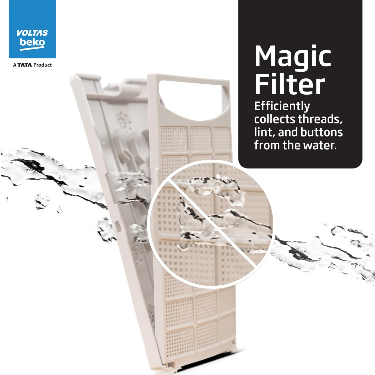 11 Kg 5 Star Fully-Automatic Top Loading Washing Machine (WTL1106UEAH / OBS3060, Dark Grey, Inbuilt Heater) , Voltas Beko, A Tata Product - Image 11