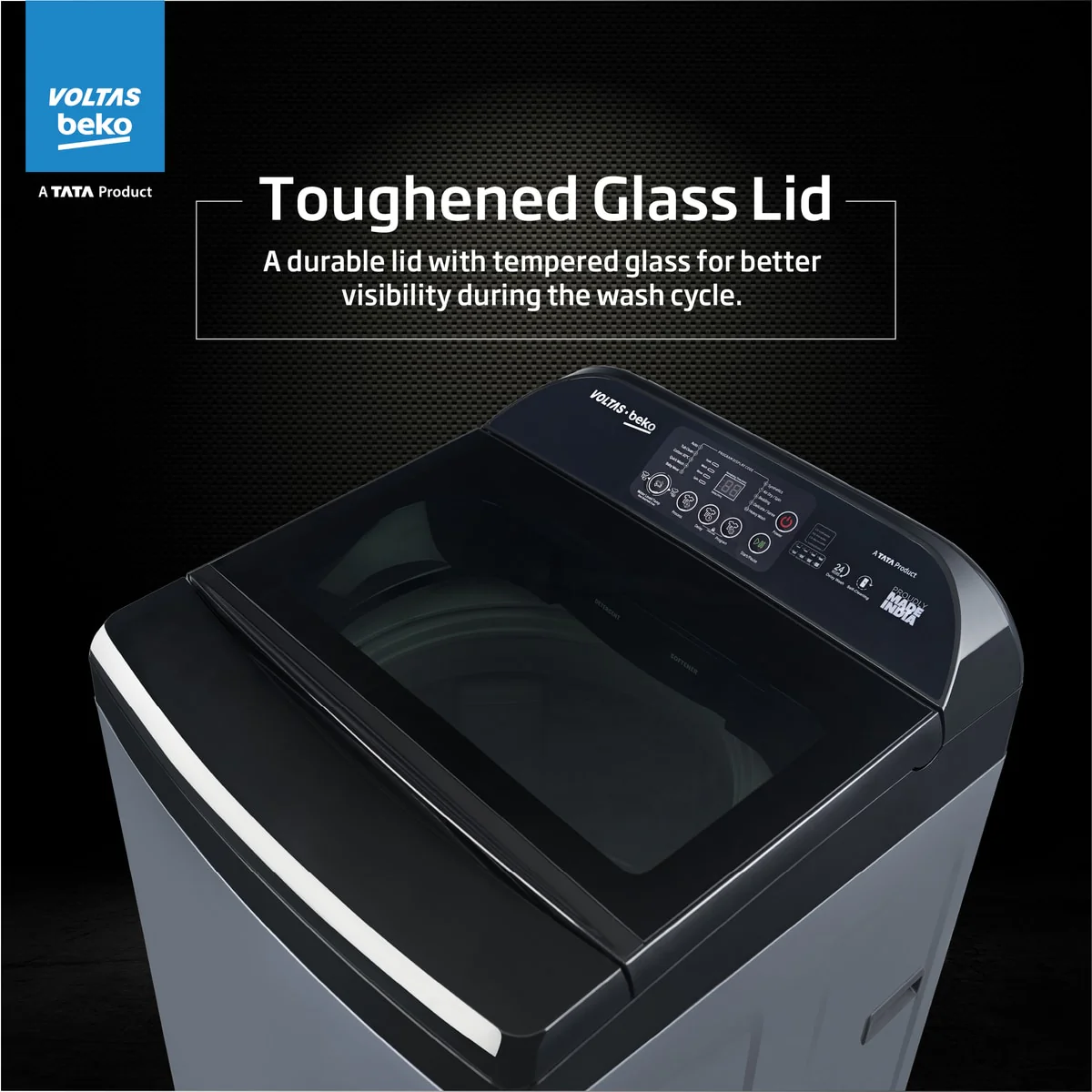 9 Kg 5 Star Fully-Automatic Top Loading Washing Machine ( WTL9006UEA/SPBOOD,Grey,Ideal Zero Pressure Technology) , Voltas Beko, A Tata Product - Image 8