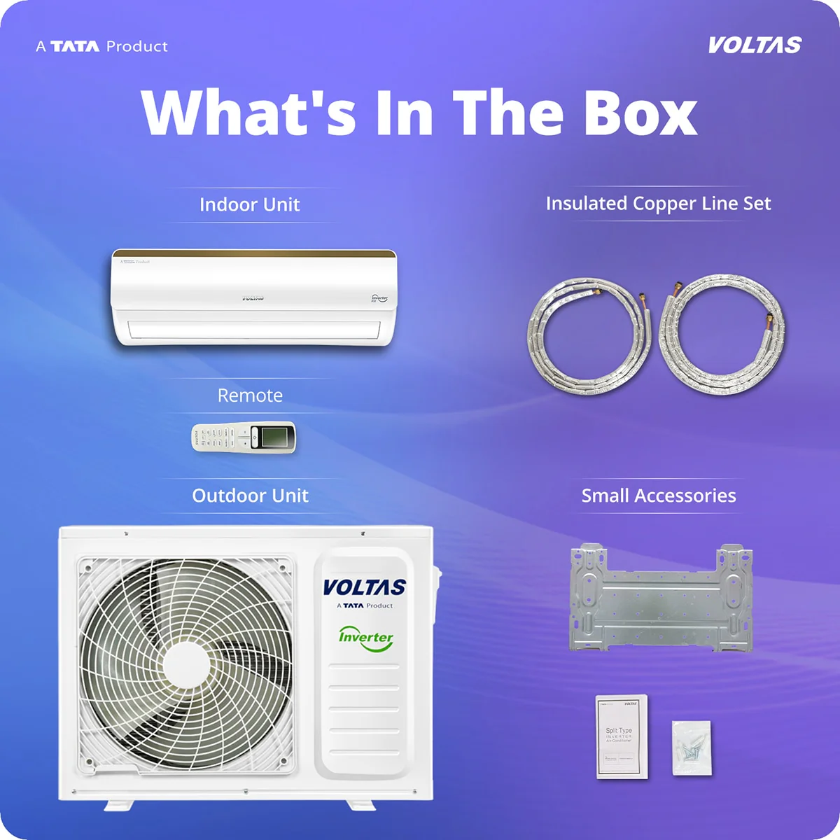 Voltas Split Air Conditioner, 1.5 Ton, 5 Star - 185INV Vertis Elite Gold - Image 17