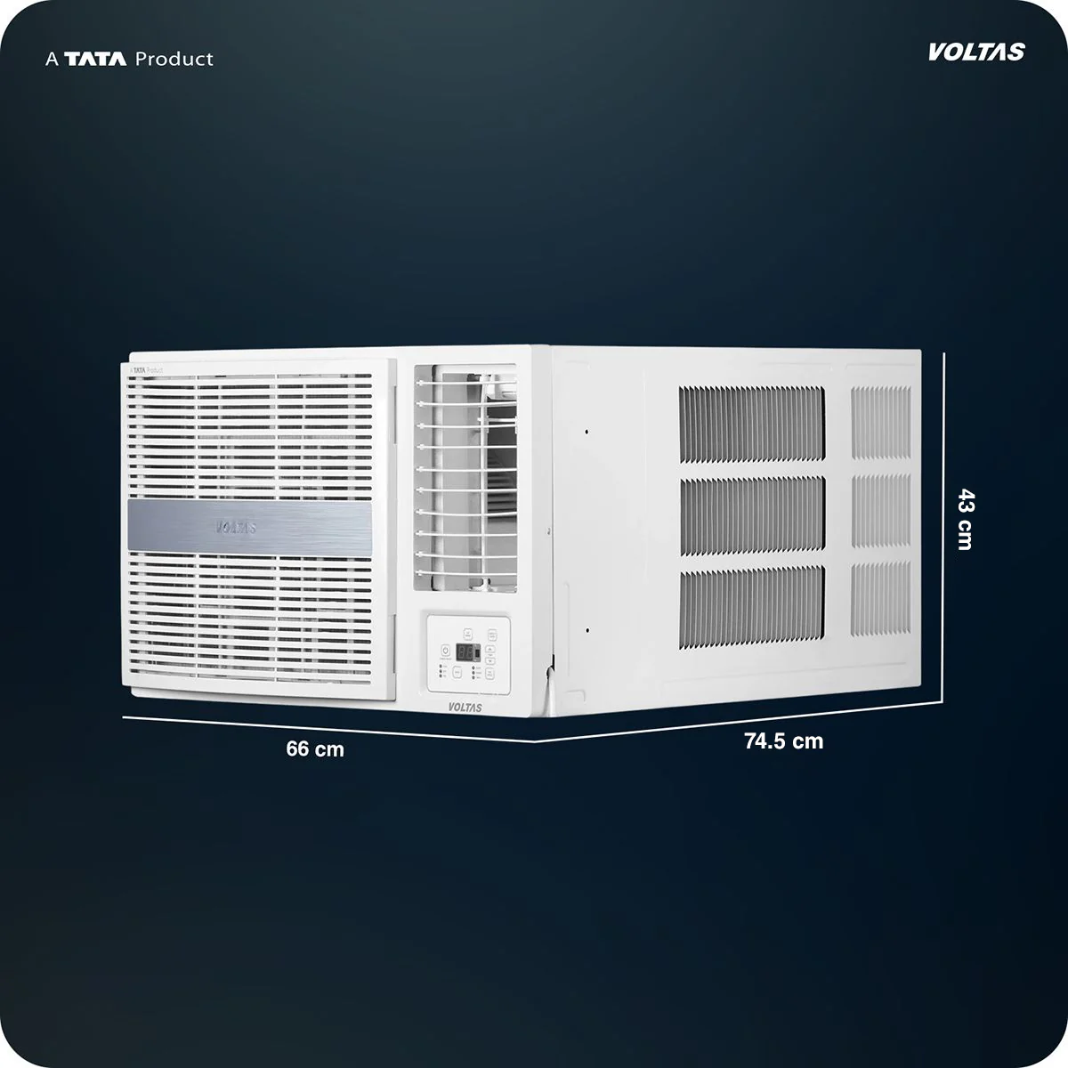 Voltas Window Air Conditioner, 1.5 Ton, 2 Star - 182FS Pearl - Image 4