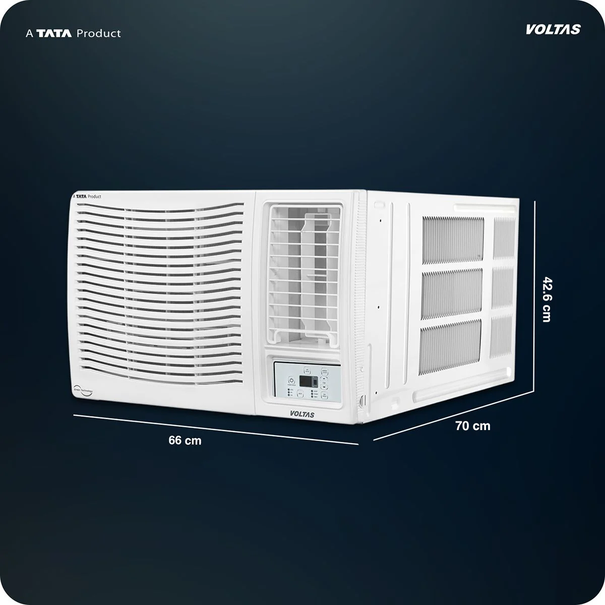 Voltas Window Air Conditioner, 1.5 Ton, 2 Star - 182FS Prism - Image 4