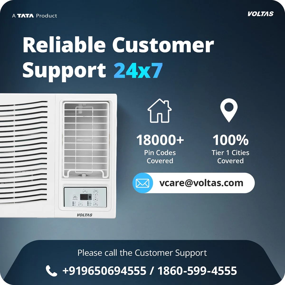 Voltas Window Air Conditioner, 1.5 Ton, 3 Star - 183FS Prism - Image 15
