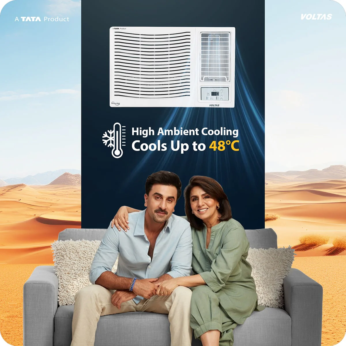 Voltas Window Air Conditioner, 1.5 Ton, 3 Star - 183FS Prism - Image 7